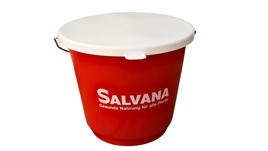 der weisse mueslischalen deckel passt auch auf den roten salvana futtereimer